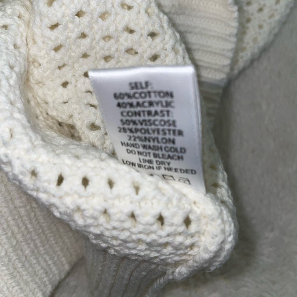 Lalavon White Knit Heart Embroidered Tank Top - Picture 5 of 7